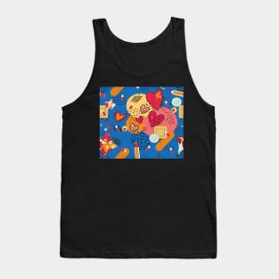 Blue Honor Tank Top